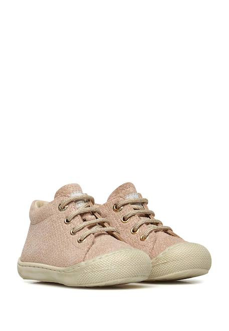 Chaussures en suède cocoon Rose poudré- 2 - vertbaudet enfant 