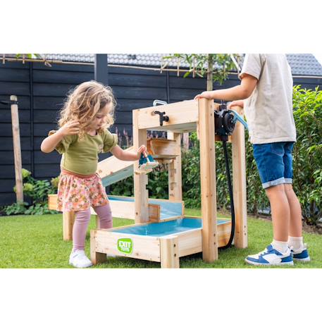Circuit aquatique enfant avec pompe et canaux pour jouer et expérimenter avec l’eau Naturel/bleu 4 - vertbaudet enfant 