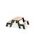 Table d’activités enfant sable et eau avec bancs pour jouer et créer à plusieurs Gris 2 - vertbaudet enfant 