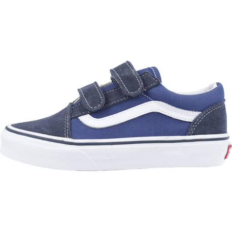 Chaussures old skool à scratch – style classique et confort enfant Bleu 2 - vertbaudet enfant 