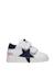 Baskets en cuir avec étoile salazar 3 vl Blanc-bleu- 1 - vertbaudet enfant 