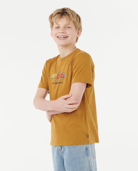 T-shirt à manches courtes surf revival logo enfant Bronze 2 - vertbaudet enfant 