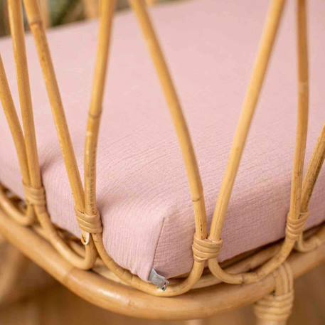 Drap housse berceau en gaze de coton jeanne Beige+Blanc+Bleu+Camel+Écru+Gris+Rose+Terracotta+Vert de gris 32 - vertbaudet enfant 