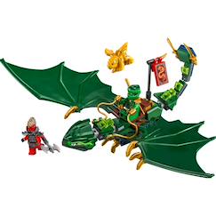 Jouet-Jeux d'imagination-Jeux de construction-Le dragon vert de la forêt de lloyd 71829