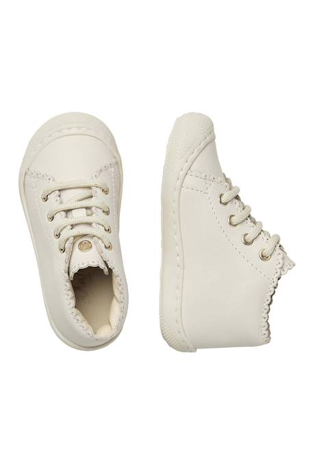 Chaussures premiers pas en cuir cottins Blanc- 4 - vertbaudet enfant 
