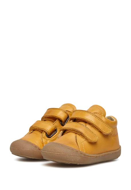 Chaussures premiers pas en cuir cocoon vl Bleu-bleu ciel+Caramel-+Jaune-+Vert clair- 10 - vertbaudet enfant 