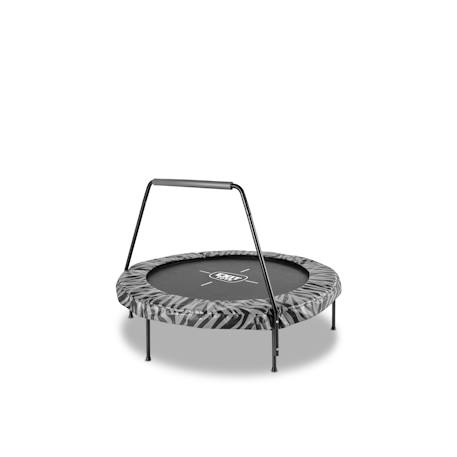 Mini trampoline enfant avec filet de sécurité pour premiers sauts en toute sérénité Noir/gris+Noir/vert 1 - vertbaudet enfant 