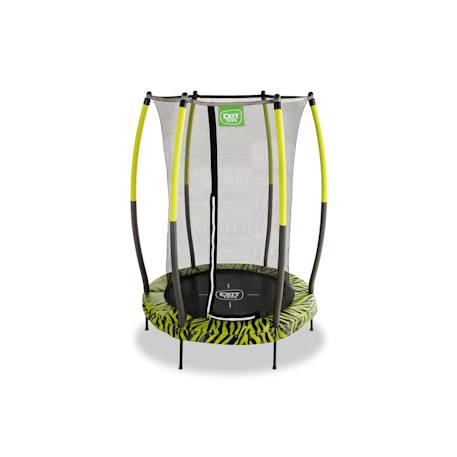 Trampoline tiggy junior avec filet de sécurité ø140cm Noir/gris+Noir/vert 9 - vertbaudet enfant 