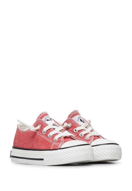 Baskets en tissu ayasy. Blanc-+Marine-+Noir-+Rouge- 17 - vertbaudet enfant 