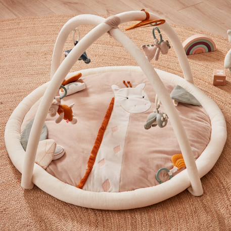 Tapis d'éveil tiga en veloudoux Beige 4 - vertbaudet enfant 