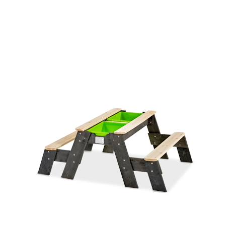 Table d’activités enfant sable et eau avec bancs pour jouer et créer à plusieurs Gris 1 - vertbaudet enfant 