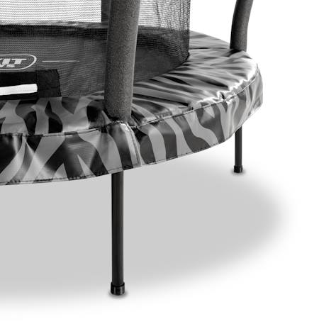 Trampoline tiggy junior avec filet de sécurité ø140cm Noir/gris+Noir/vert 4 - vertbaudet enfant 