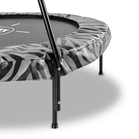 Mini trampoline enfant avec filet de sécurité pour premiers sauts en toute sérénité Noir/gris+Noir/vert 3 - vertbaudet enfant 