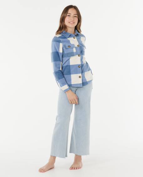 Chemise à manches longues neon isles filles Blue 4 - vertbaudet enfant 