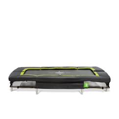 Jouet-Jeux de plein air-Trampoline enterré rectangulaire pour sauts sportifs et intégration discrète au jardin