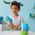 Gourde isotherme enfant avec paille anti-fuite Beige+Bleu+Jaune+Vert 21 - vertbaudet enfant 