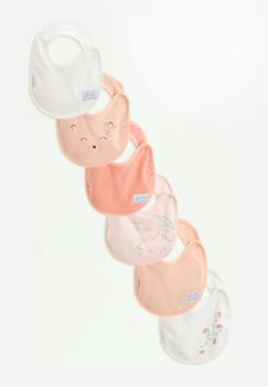 Puériculture-Lot de 6 bavoirs bébé badian