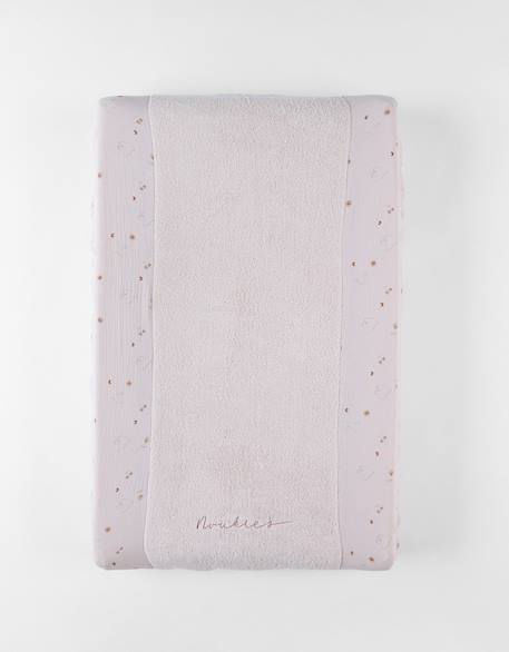 Matelas à langer avec housse éponge et mousseline Beige 1 - vertbaudet enfant 