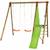 Portique balançoire dani topwood 2,30m 2 portique balançoires, 1 toboggan pour enfants Bois 2 - vertbaudet enfant 