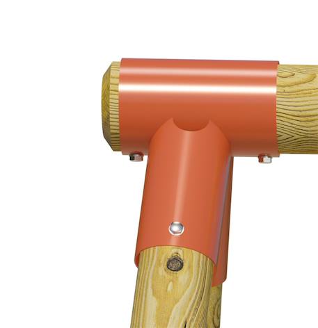 Portique balançoire en 2,30 m topwood milu - 4 enfants Bois 4 - vertbaudet enfant 