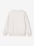 Sweat garçon col rond blanc chiné+mauve 4 - vertbaudet enfant 
