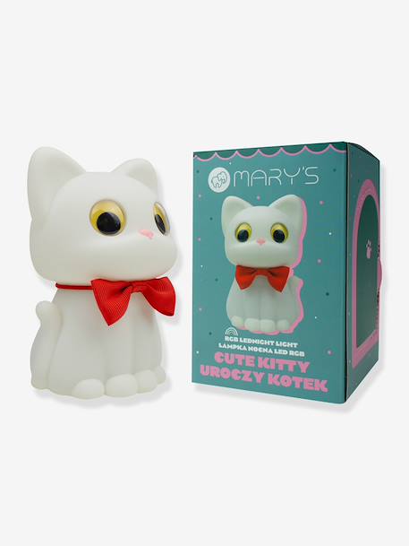 Veilleuse CUTE KITTY décorative chat blanc 4 - vertbaudet enfant 
