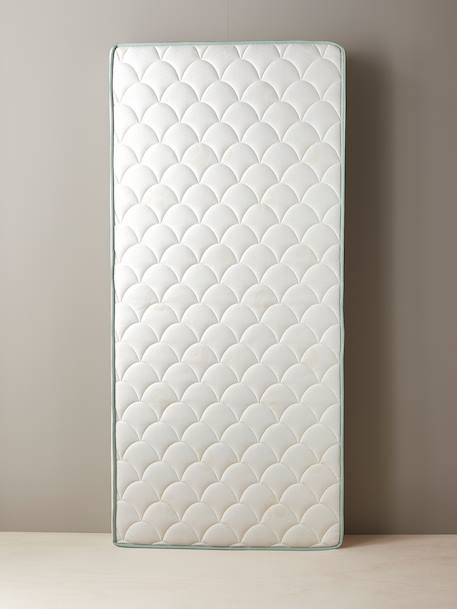Matelas enfant sans traitement coutil coton bio*/ polyester blanc 1 - vertbaudet enfant 