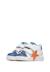 Baskets en cuir avec étoile salazar 3 vl Blanc-bleu clair-+Blanc-lilas- 5 - vertbaudet enfant 