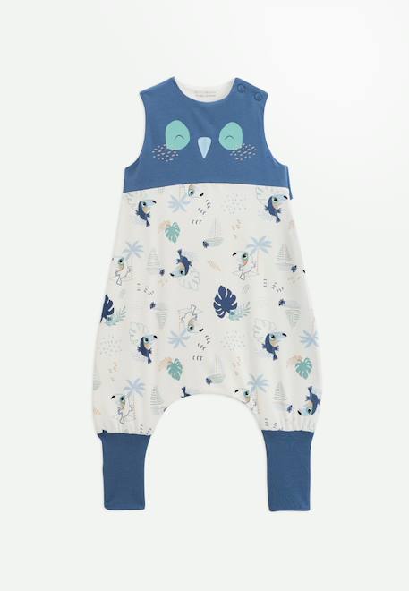 Turbulette d'été avec pieds retroussables toucana Bleu 1 - vertbaudet enfant 