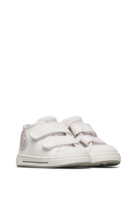 Sneakers en tissu michael 3. Blanc-+Rose- 2 - vertbaudet enfant 