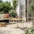 Table de jardin enfant acier et décor bois + 2 assises - suzie Beige+Vert de gris 1 - vertbaudet enfant 
