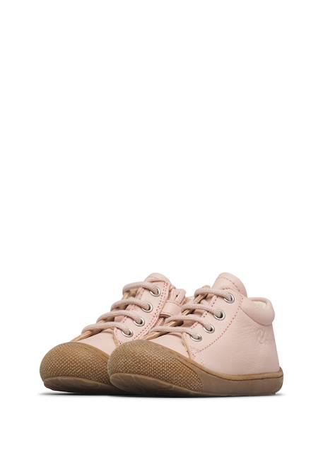 Chaussures premiers pas en cuir avec fermeture éclair cocoon zip Rose poudré- 5 - vertbaudet enfant 
