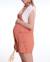 Salopette short de maternité eloise Abricot+Naturel+Sauge 4 - vertbaudet enfant 