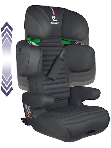 Réhausseur isofix r129 100-150 cm softness® renofix2 Cappuccino+Carbon+Garden+Ocean+Passion+Quartz 26 - vertbaudet enfant 