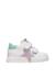 Baskets en cuir avec étoile salazar 3 vl Blanc-bleu clair-+Blanc-lilas- 6 - vertbaudet enfant 