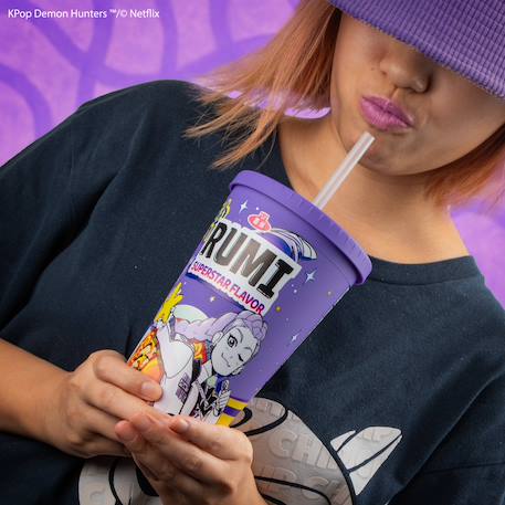 Gobelet tumbler rumi superstar flavor - kpop demon hunters Violet 2 - vertbaudet enfant 