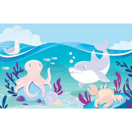 Coloriage à l'eau pinceau magique Émotions+Ferme+Forêt+Mer+Savane 22 - vertbaudet enfant 