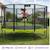 Trampoline de jardin ø 360cm + filet de sécurité + échelle - punchi 360 vert Vert 2 - vertbaudet enfant 