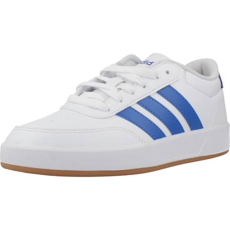 Baskets garçon en textile à lacets tennis Blanc white 4 - vertbaudet enfant 