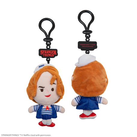 Porte-clés peluche robin scoops ahoy - stranger things Bleu 3 - vertbaudet enfant 