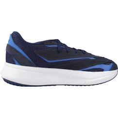 Chaussures-Basket garçon en cuir et textile running lace