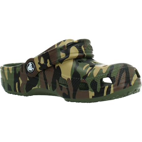 Tongs garçon modèle classic camouflage Gris+Vert army 11 - vertbaudet enfant 