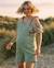 Salopette short de maternité eloise Abricot+Naturel+Sauge 13 - vertbaudet enfant 