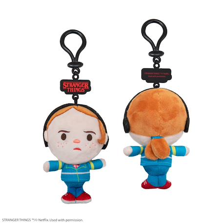 Porte-clés peluche max mayfield - stranger things Bleu 3 - vertbaudet enfant 