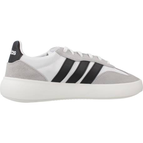 Baskets garçon en cuir à lacets urbain Blanc white 1 - vertbaudet enfant 