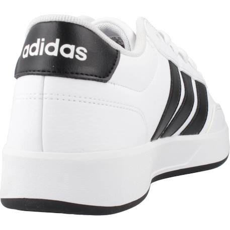 Baskets garçon en textile à lacets tennis Blanc white 3 - vertbaudet enfant 
