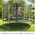 Trampoline jardin ø 360?cm + filet de sécurité - jumpi 360 - noir/vert Vert 2 - vertbaudet enfant 