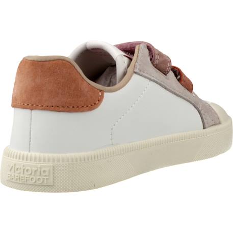 Basket enfant cuir enfant cuir oliver barefoot Bleu azul+Rose 9 - vertbaudet enfant 