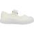 Ballerines à scratch fille Blanc+Rose framboise 1 - vertbaudet enfant 