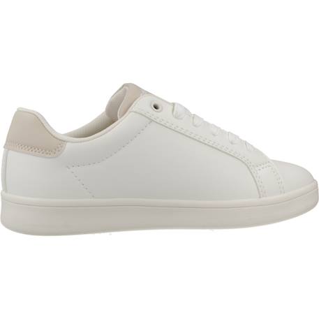 Basket fille modèle low cut lace up Beige blanc 1 - vertbaudet enfant 